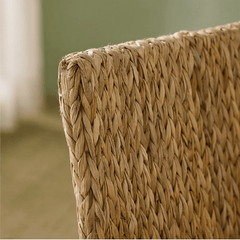 Banana Leaf Woven Tatami Floor Chair – Natural Zen Meditation Seat - Innerbillion