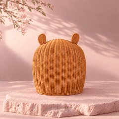Bunny Ear Woven Pet House – Cozy Cat & Small Dog Bed - Innerbillion