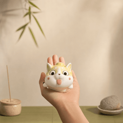 Cute Shiba Inu Incense Holder – Kawaii Dog Zen Desk Decor - Innerbillion