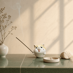 Cute Shiba Inu Incense Holder – Kawaii Dog Zen Desk Decor - Innerbillion