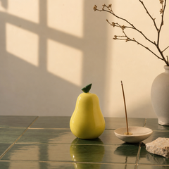 Pear Chick Incense Holder – Cute Mini Zen Desk Decor