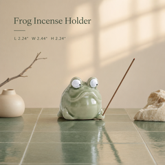 Googly Frog Incense Holder – Funny Zen Desk Decor