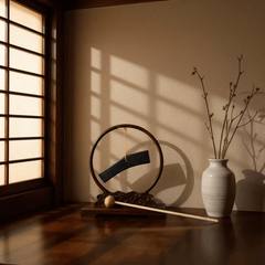 Hand - Carved Stone Chime – Meditation Sound Tool with Wooden Stand - Innerbillion