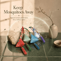 Handmade Herbal Sachet Charm – Natural Mosquito Repellent Decor - Innerbillion