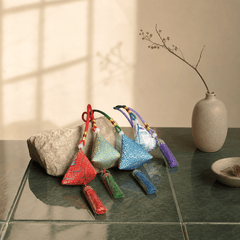 Handmade Herbal Sachet Charm – Natural Mosquito Repellent Decor - Innerbillion