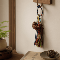 Horse Velvet Antique Rose Aromatic Tassel Charm – Year of the Horse Scented Ornament - Innerbillion