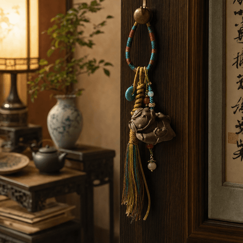 Horse Wensi Blend Aromatic Tassel Charm – Year of the Horse Zen Scented Ornament - Innerbillion