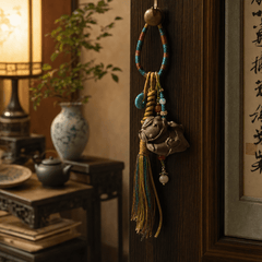 Horse Wensi Blend Aromatic Tassel Charm – Year of the Horse Zen Scented Ornament - Innerbillion