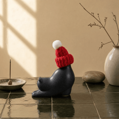 Innerbillion Cute Ceramic Cat Incense Holder – Zen Desk Decor & Kawaii Incense Burner - Innerbillion
