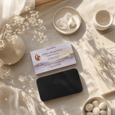 Innerbillion Dawn Awakening Natural Incense Sticks – Morning Zen Clarity Ritual Set - Innerbillion