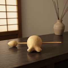Mini Whale Zen Wooden Fish – Stress Relief Percussion Tool - Innerbillion