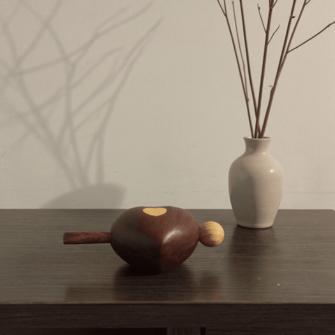 Mini Zen Wooden Wooden Fish – Handheld Stress Relief Percussion Tool - Innerbillion