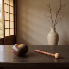 Mini Zen Wooden Wooden Fish – Handheld Stress Relief Percussion Tool - Innerbillion