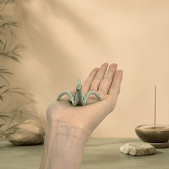 Origami Crane Incense Holder – Mini Zen Desk Decor - Innerbillion