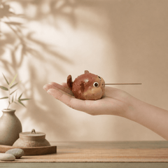 Puffer Fish Incense Holder – Cute Kawaii Zen Desk Decor - Innerbillion
