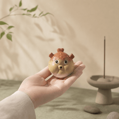Puffer Fish Incense Holder – Cute Kawaii Zen Desk Decor - Innerbillion