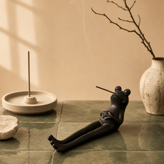 Relaxed Frog Incense Holder – Funny Zen Desk Decor - Innerbillion