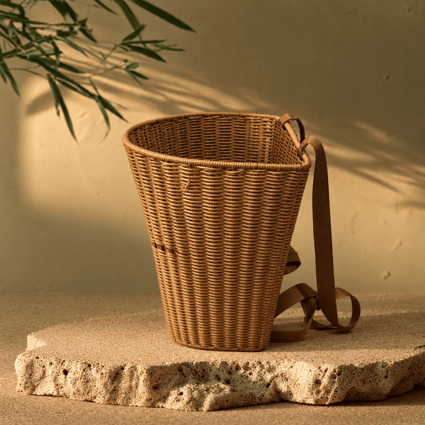 Woven Backpack Basket – Small Pet Carrier & Rustic Market Basket - Innerbillion
