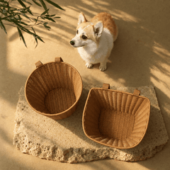 Woven Backpack Basket – Small Pet Carrier & Rustic Market Basket - Innerbillion