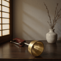 Zen Brass Handbell – Meditation & Stress - Relief Sound Tool - Innerbillion