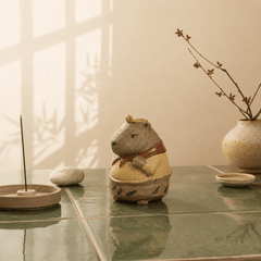 Zen Capybara Incense Holder – Cute Meditation Decor - Innerbillion