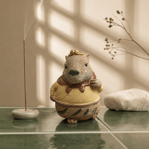 Zen Capybara Incense Holder – Cute Meditation Decor - Innerbillion
