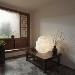 Zen Paper Lamp – Calming Ambient Light for Relaxation & Mindful Living - Innerbillion