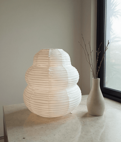 Zen Paper Lamp – Calming Ambient Light for Relaxation & Mindful Living - Innerbillion
